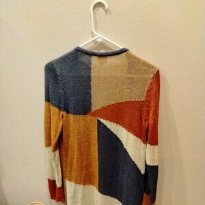 Color block sweater